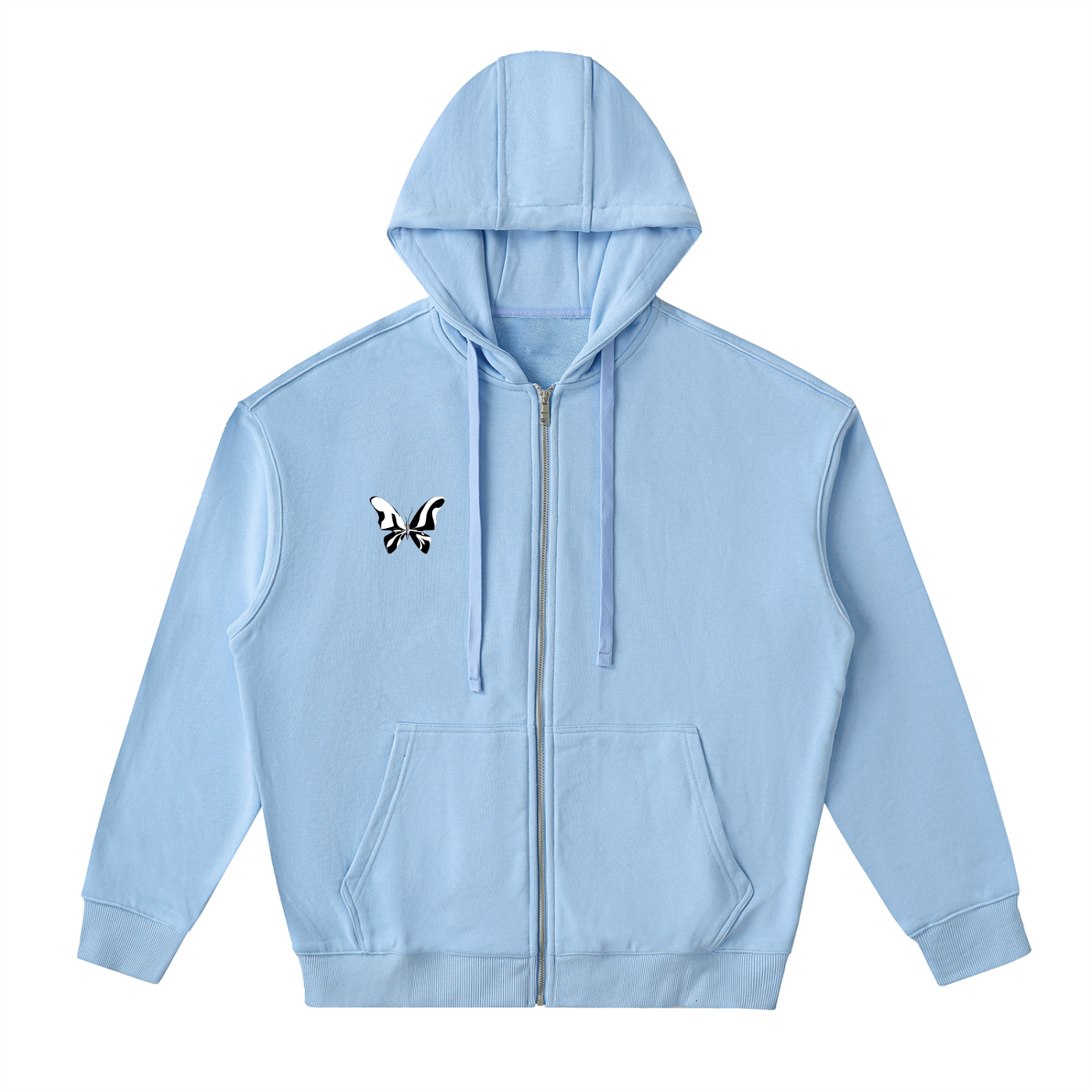 "Butterflies" zip up hoodie